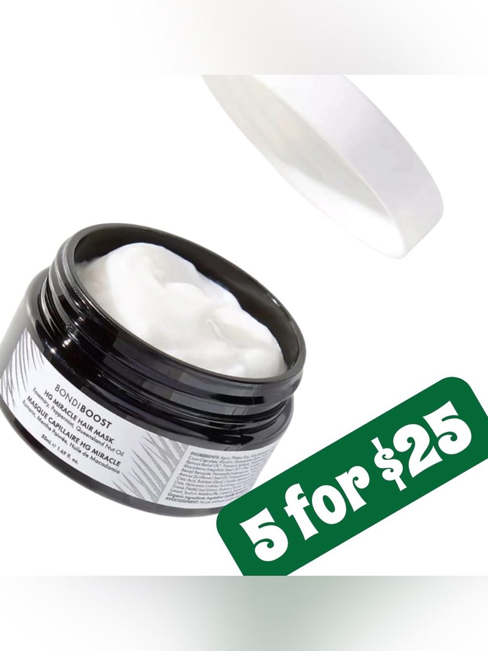 *5 ITEMS FOR $25* BONDI BOOST HG Hair Mask Mini 50mL